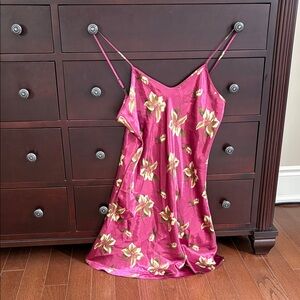 NWT Floral Burgundy Chemise